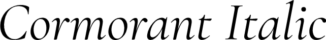 Cormorant Italic