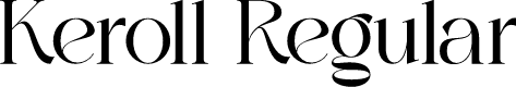 Keroll Regular