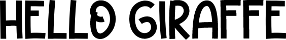 HELLO GIRAFFE