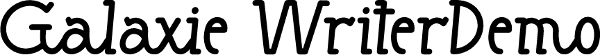 Galaxie WriterDemo