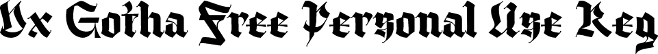 Dx Gotha Free Personal Use Reg