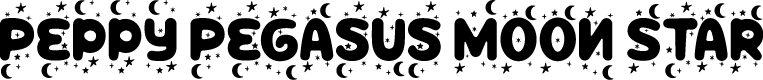 Peppy Pegasus Moon Star