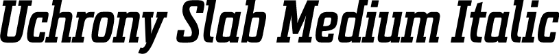 Uchrony Medium Italic