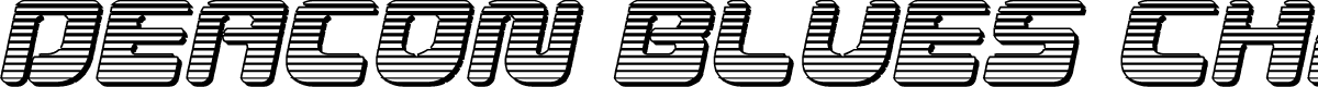 Deacon Blues Chrome Italic