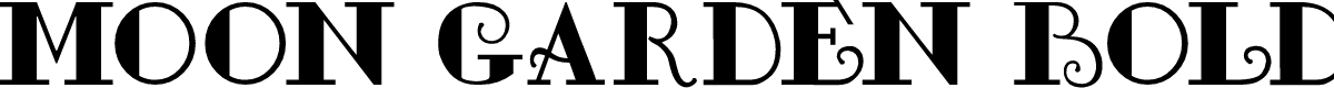 Moon Garden Bold