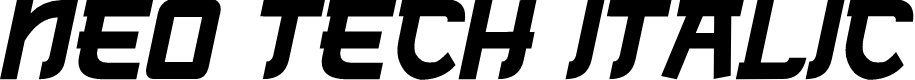 Neo Tech Italic