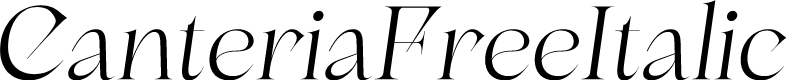 CanteriaFree-Italic
