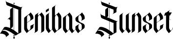 Denibas Sunset Regular