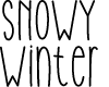 Snowy Winter Regular Personal Use Only