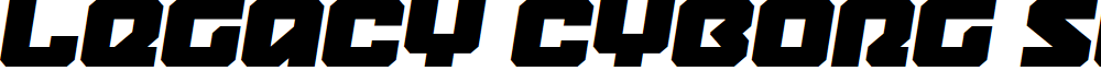 Legacy Cyborg Semi-Italic