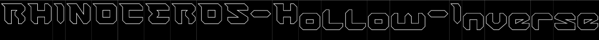 RHINOCEROS-Hollow-Inverse