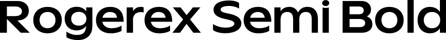 Rogerex Semi Bold