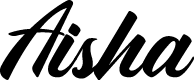 Aisha-Demo Font Script