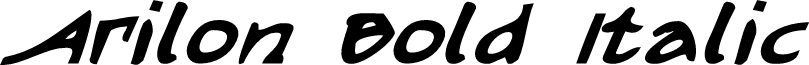 Arilon Bold Italic