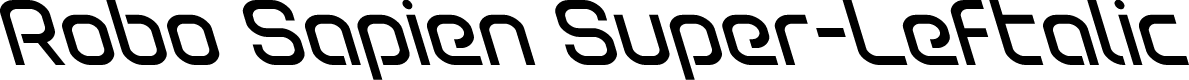 Robo Sapien Super-Leftalic