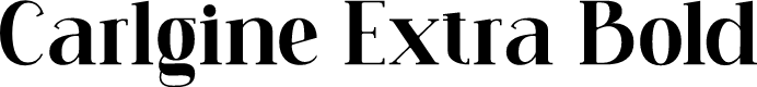 Carlgine Extra Bold