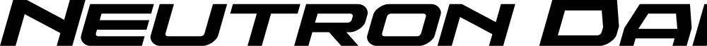 Neutron Dance Expanded Italic