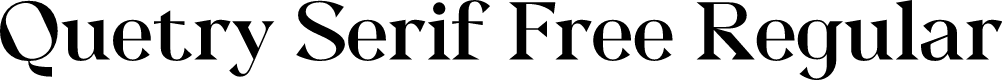 Quetry Serif Free Regular
