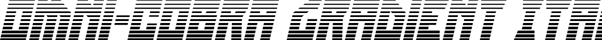 Omni-cobra Gradient Italic