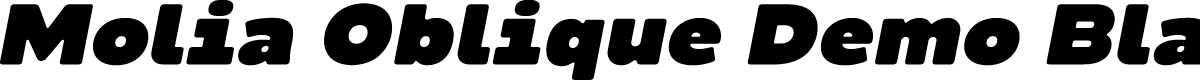 Molia Oblique Demo Black
