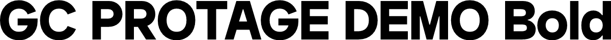 GC PROTAGE DEMO Bold