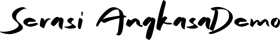 Serasi Angkasa Demo