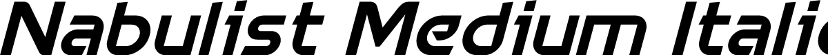 Nabulist Medium Italic