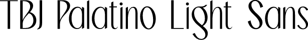 TBJ Palatino Light Sans