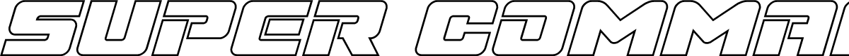 Super Commando Outline Italic