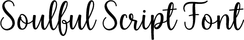 Soulful Script DEMO DEMO