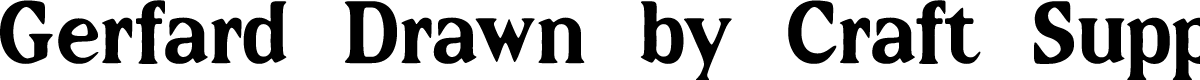 Gerfard Vintage Demo Drawn