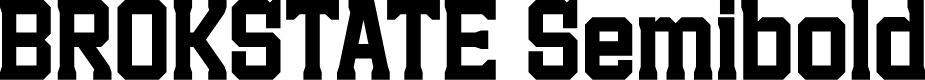 BROKSTATE Semibold