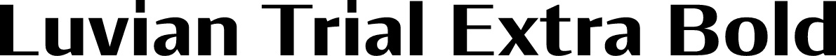 Luvian Trial Extra Bold