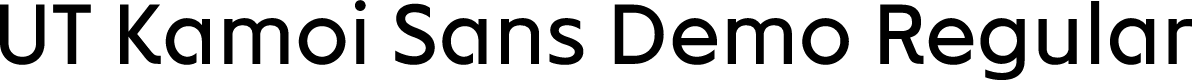 UT Kamoi Sans Demo Regular