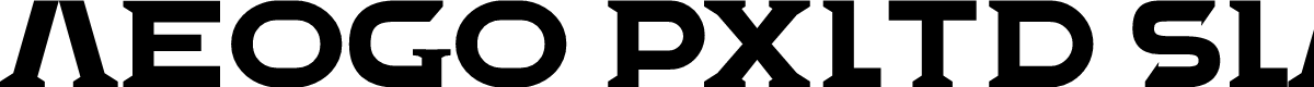 Aeogo Pxltd Slab Serif