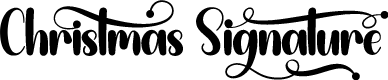 Christmas Signature