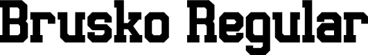 Brusko Regular