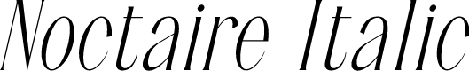 Noctaire Italic