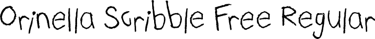 Orinella Scribble Free Regular