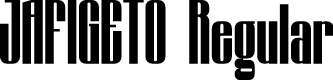 JAFIGETO Regular