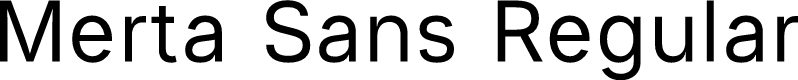 Merta Sans Demo Regular