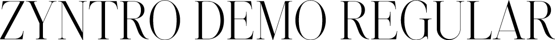 Zyntro Demo Regular
