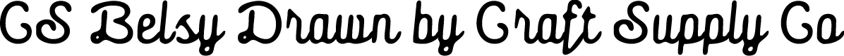 CSBelsyDrawn-Regular Demo