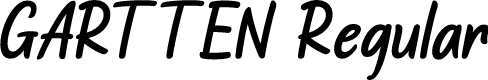 GARTTEN Regular