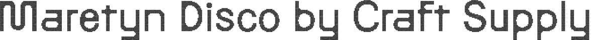 MaretynDisco-Regular Demo