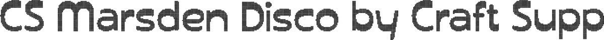 CSMarsdenDisco-Regular Demo