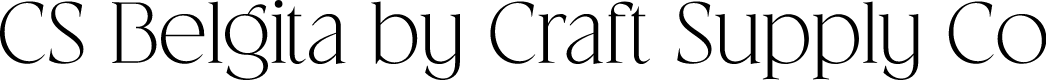 CS Belgita Regular Demo