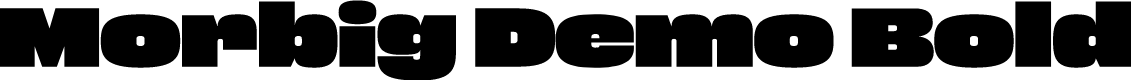 Morbig Demo Bold