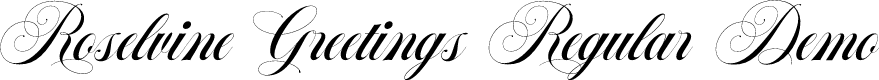 Roselvine Greetings Regular Demo