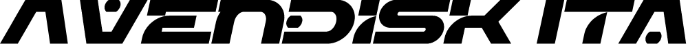 Avendisk Italic